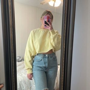Cropped sweatshirt